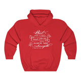 Christian Unisex Hoodie (2 Timothy 4:17, For The Lord Stood With Me and Gave Me Strength)