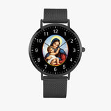 Mother & Child Watch, Catholic Wristwatch, Gift for Catholics (D2)