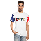 Patriotic Shirt - American Love Stars & Stripes Unisex Tees