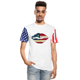Patriotic Shirt - American Patriotic Lips Stars & Stripes Unisex Tees