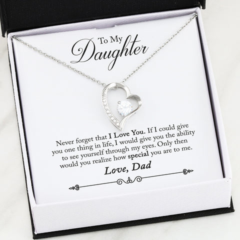 Forever Love Necklace (Daddy's Perfect Gift to Daughter - Special)
