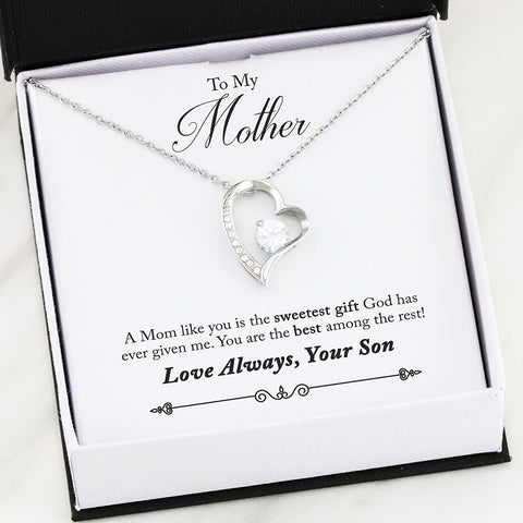 Forever Love Necklace (Son's Gift For Mom)