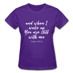 Psalm 139:18 Women Tees - purple