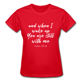 Psalm 139:18 Women Tees - red