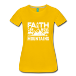 Faith Women’s T-Shirt - sun yellow