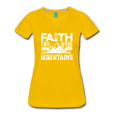 Faith Women’s T-Shirt - sun yellow