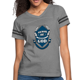 Armor Of God Women’s Vintage Sport Tees - heather gray/charcoal