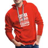 Christian Men’s Hoodie (Call) - red