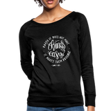 Christian Women’s Crewneck Sweatshirt (Faith) - black