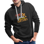 Christian Men’s Premium Hoodie - Faith Comes From Within, Scripture and Quotes Hoodie - black
