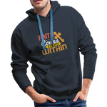 Christian Men’s Premium Hoodie - Faith Comes From Within, Scripture and Quotes Hoodie - navy
