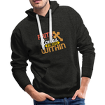 Christian Men’s Premium Hoodie - Faith Comes From Within, Scripture and Quotes Hoodie - charcoal gray