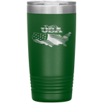 American Flag 20 Oz Tumbler - American Navy Flag Vacuum Tumbler - American Veteran Travel Mug